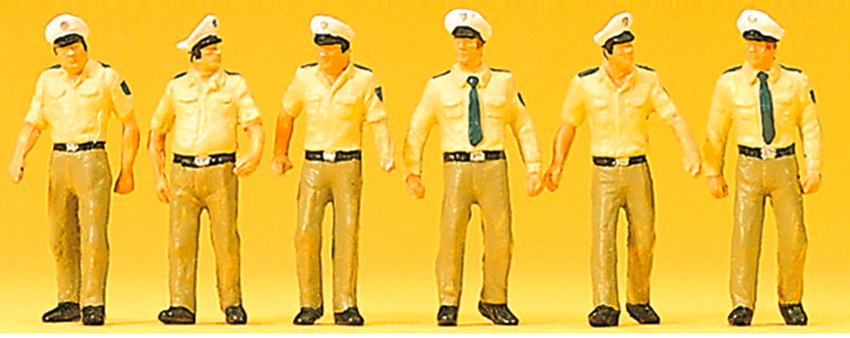 Lot De Figurines Preiser HO – 44 Personnages (ouvrier, Paysan, Policier) – Peints