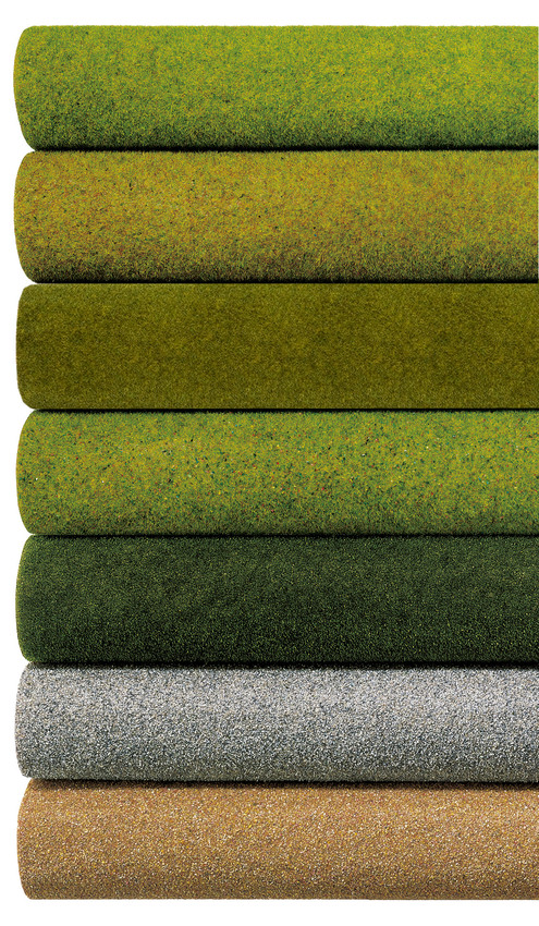 Miniatures : Noch 260 - Tapis d'herbe vert 120 x 60 cm - 1:87 - HO, 1:120 -  TT