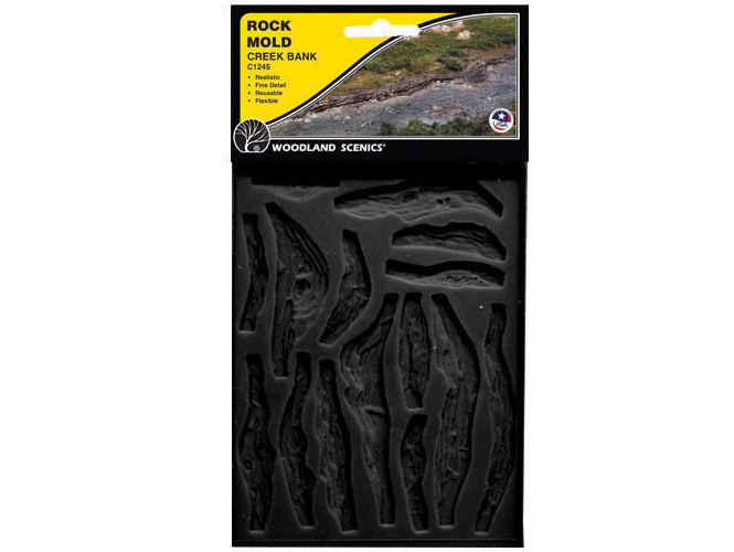 Moules de rochers "Pierres de rivières" - Woodland C1245