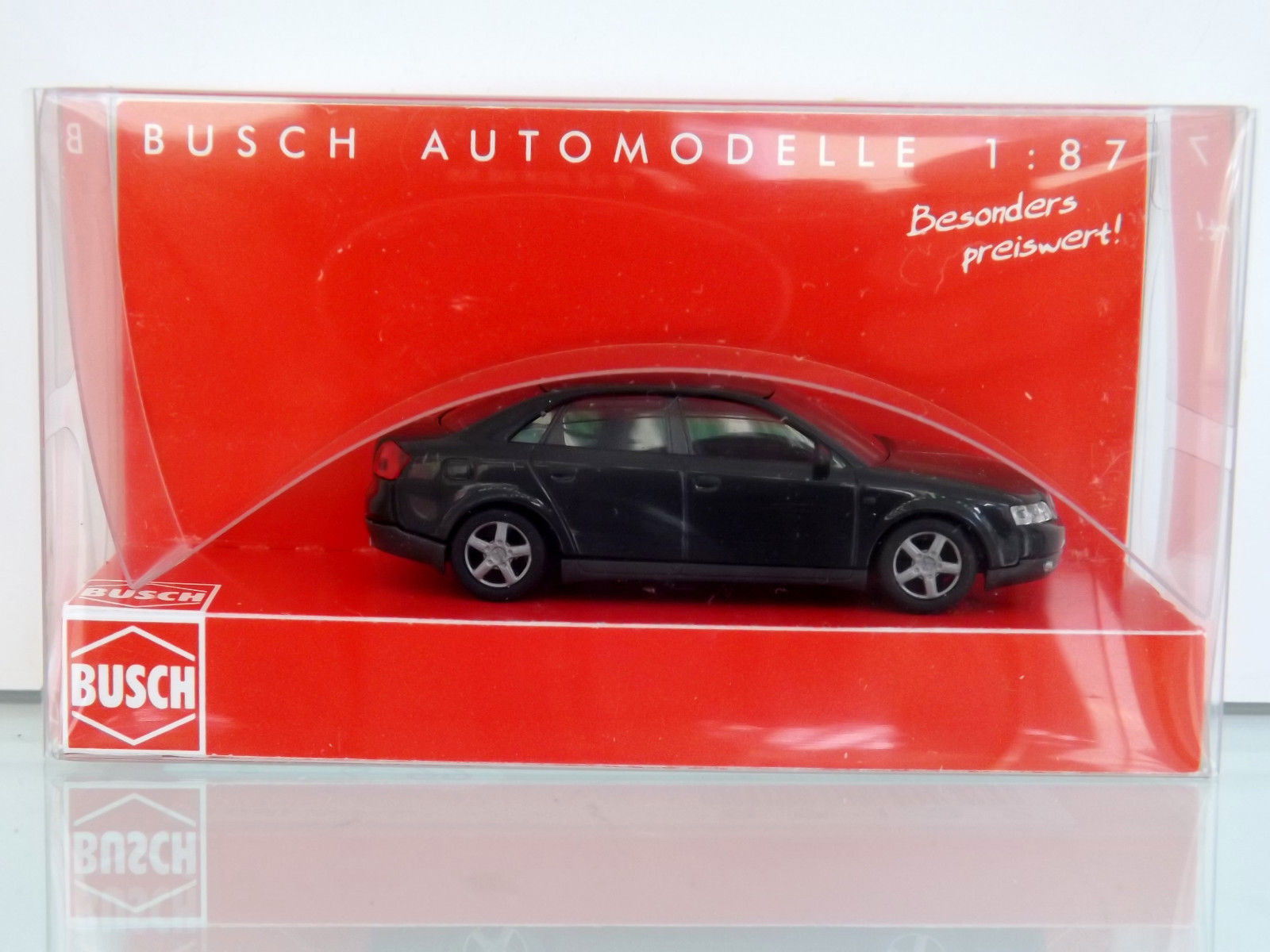 Voiture miniature - Audi A4 ‐ Noire - 1:87 - HO - Bush 89132