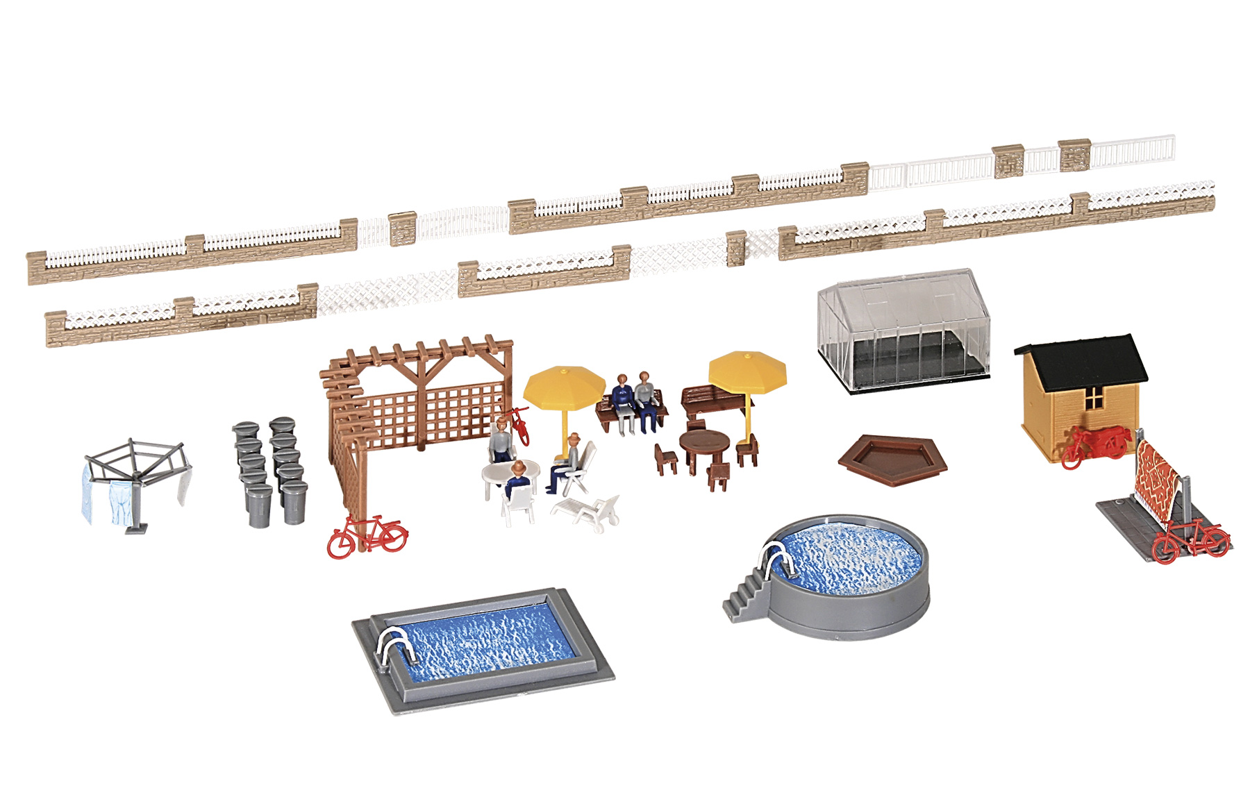 JOUEF HO maquette non montée serre jardin neuve 992