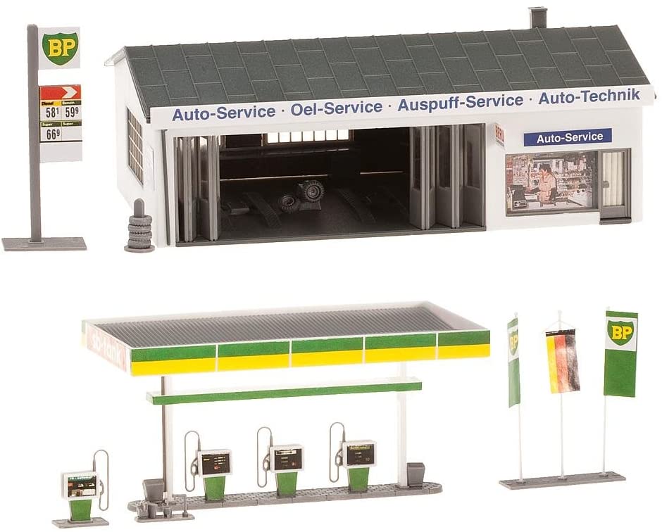 Faller HO 926 bloc immeuble commercial helvetia ,commerce décor diorama - Modélisme