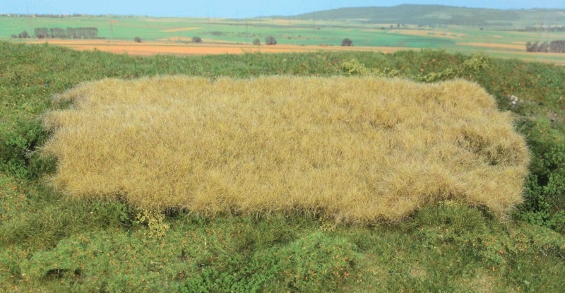 Végétation miniature : Prairie de fauche réaliste 28 x 14 cm - Heki 15790