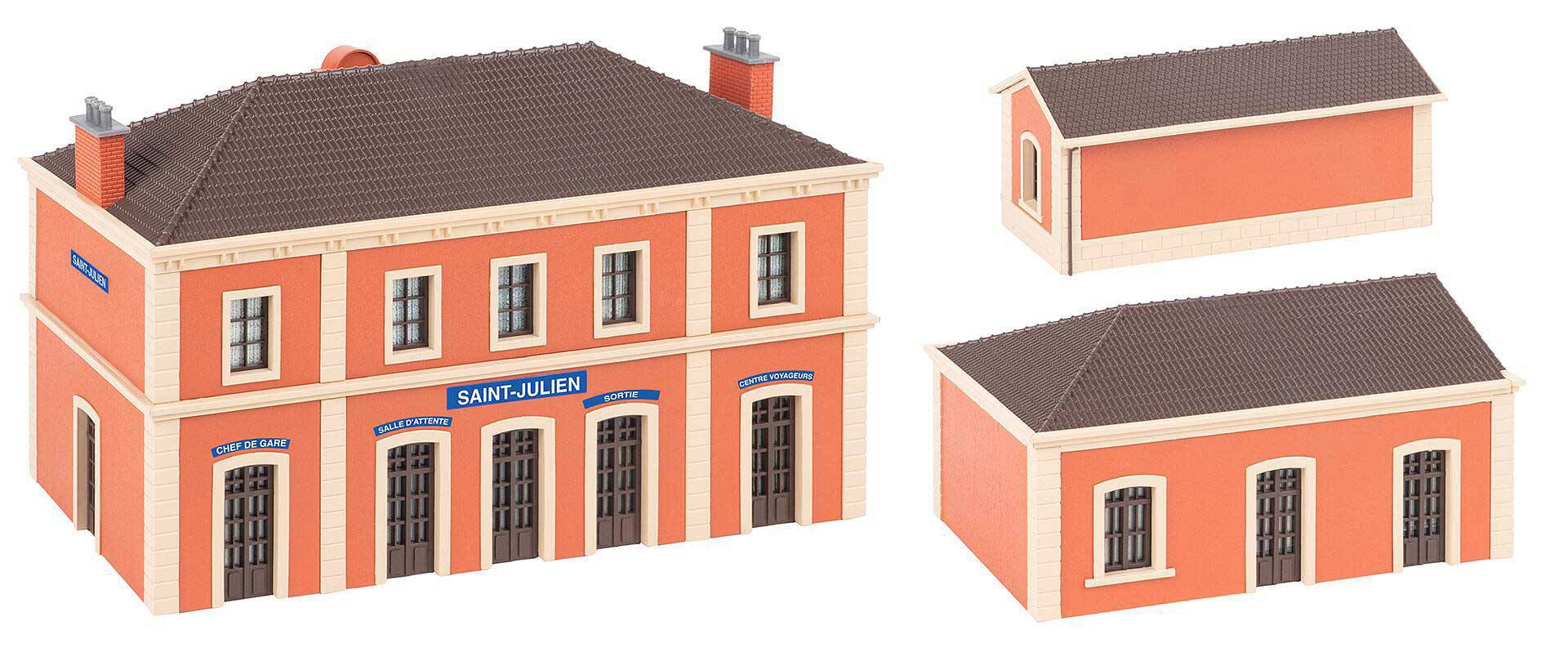 FALLER 190142 – Kit De Modélisme H0 – Scène D'hiver En Montagne – 308 Pièces – échelle 1:87 – Niveau Modéré – à Monter