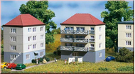 2 immeubles miniatures 1:160