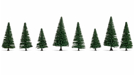 Végétation miniature : 5 Sapins 8 - 10 cm - Noch 25640