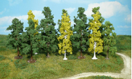 Végétation miniature : Heki 1410 - Assortiment feuillus 12 arbres 7 - 12 cm