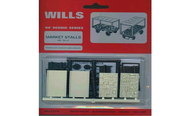 Wills 0SS37 - 2 étals de marché miniatures en kit