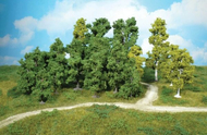 Végétation miniature : Heki 1952 - Assortiment 14 arbres 9 - 18 cm