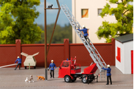 Véhicule miniature : Camion de pompiers Multicar M22 - 1:87 H0 - Auhagen 41655