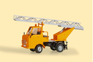 Véhicule miniature : Camion de pompiers avec échelle rotative Multicar M22 - 1:87 H0 - Auhagen 41656