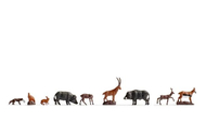 Noch 36745 - Animaux des bois, 9 figurines, 1:160 - N