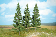Végétation miniature - 3 sapins 17 cm - Heki 2126