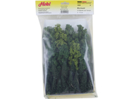 22 sapins et arbres miniatures de forêt, mixtes 5 - 12 cm, 1:160 - N - Heki 1958