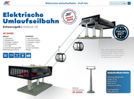  Télécabine -JC- électrique miniature 2 gares - JAUNE ET NOIRE - JC 84483 - 5687