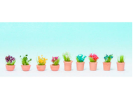 Végétation miniature : Fleurs, petits pots - 1:160 - Noch 14084