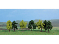 Heki 1140 - 8 arbres miniatures de 4 cm