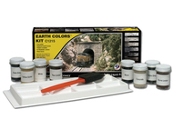 Terre à décors - Set de 8 flacons - Woodland Scenics C1215
