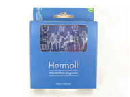 15 Figurines assises transparentes au 1:50