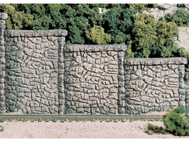 Mur de soutènement miniature en pierre au 1:87 - Woodland C1259