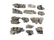 13 Rochers prêts à l'emploi - Woodland Scenics C1139