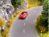 Routes miniatures pour dioramas : Peinture structurée pour route asphalte anthracite - Noch 60826