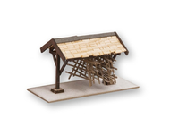 Bâtiment miniature : Abri pour chevalets de foin - 1:87 HO - Noch 14250