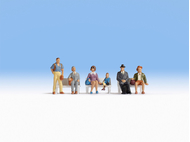 Figurines miniatures : Voyageurs assis  1:87 - Noch 15240