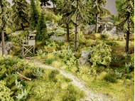 Végétation miniature : Touffes d'herbes XL, tons neutres, 104 pieces 6 mm - Noch 7009 07009