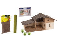 Décors miniatures : Coffret crèche de Noël en découpe laser - 1:87 H0 - Noch 65620