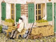 Décors miniatures : 10 Jardinières - Faller 333214
