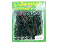 JORD-7B - 25 sapins miniatures et arbres 2-8 cm 1:160, n