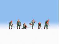 Personnages miniatures : Forestiers - 1:160 N - Noch 36061 - diorama.fr