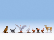 Figurines miniatures : Animaux de la ferme - 0, 1:42,5 - Noch 17903