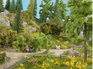 Végétation miniature : Feuillage couvre sol, vert moyen - Noch 07250