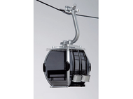 Télécabine -JC- oméga IV  grise pour téléphérique miniature - JC 84000