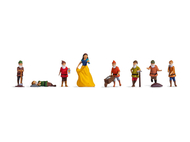 Figurines : Blanche neige et les sept nains - 1:87 - Noch 15803
