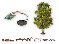 Végétation miniature : Arbre avec chants d'oiseau - 0, HO - Noch 21782