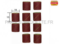 Outil modélisme - 10 bandes abrasives en corindon ø 14,0 mm - PROXXON 28979