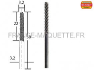 Outil modélisme - Embout de fraise à râper -  PROXXON 28757