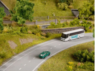 Routes miniatures pour dioramas : Peinture structurée pour route asphalte anthracite - Noch 60826