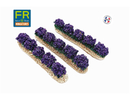 3 Rangées de fleurs assorties - décors pour crèches et santons  - FR-B/0850/S