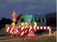 Busch 5937 - Balises de chantier 1:87 - HO