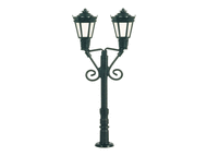 Lampadaire double jardin public 1:160 – Viessmann 6473