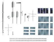 Panneaux solaires et aménagement toits 1:87 - Faller 180544