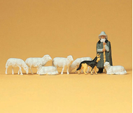 Preiser 14160 - Moutons miniatures et berger 1:87