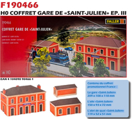 Coffret Gare de Saint-Julien HO - Édition Limitée France - FALLER 190466