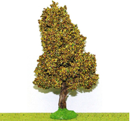 Chêne Automne miniature 14 cm tronc bois - décors pour crêches