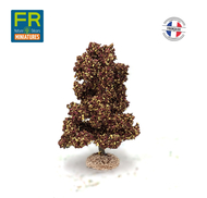 Châtaignier automne miniature 14 cm tronc bois - décors pour crêches