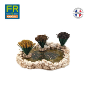 3 joncs assortis 4 cm pour crèches, dioramas, décors de paysages divers